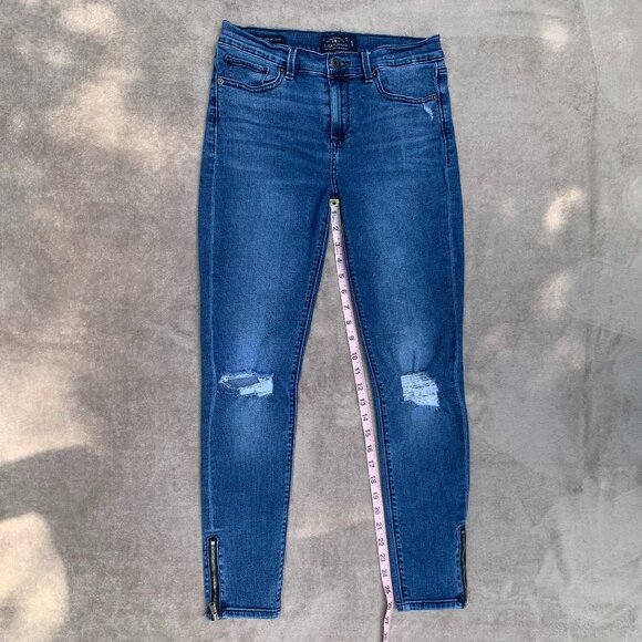 Lucky Brand Brooke Legging Skinny Zippered Ankle Mid Rise Jeans Sz6 - Picture 10 of 16